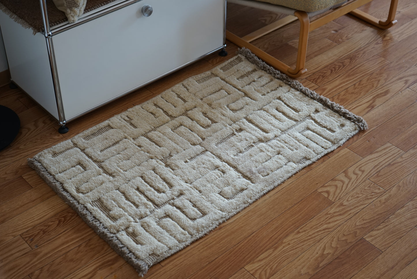 店頭販売 ORIGINAL IRAN QASHQAI KILIM DOORSIZE " QANAT " 95 × 65 cm