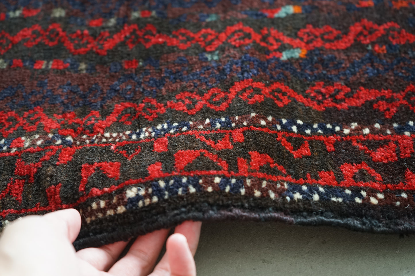 AFGHANISTAN BALUCH DOOR SIZE 1970-1980年代 85.5 × 56 cm / 2'8 × 1'8 ft