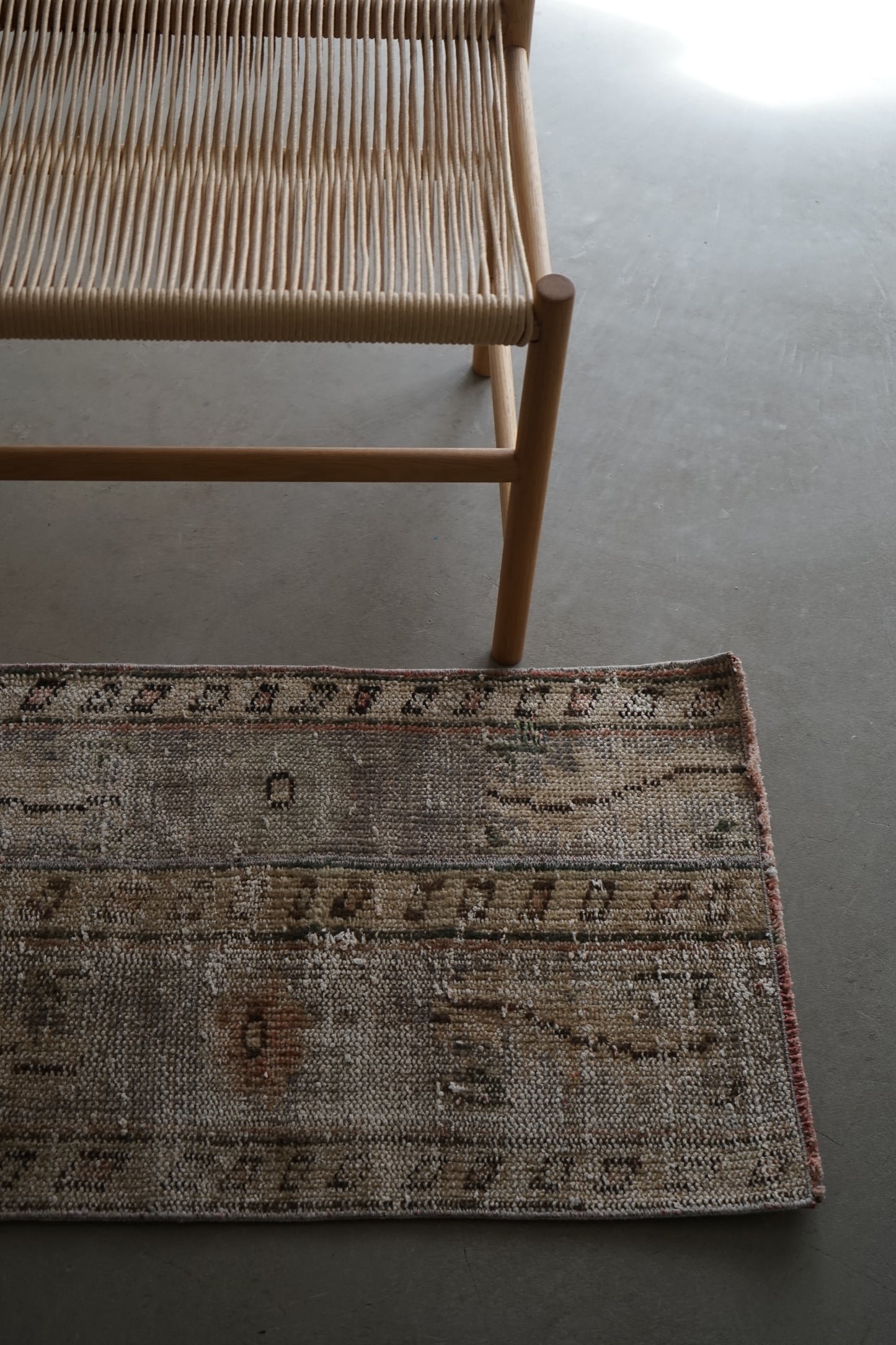 TURKEY VINTAGE SMALL GRAY RUG 100 × 51 cm No.TR25172