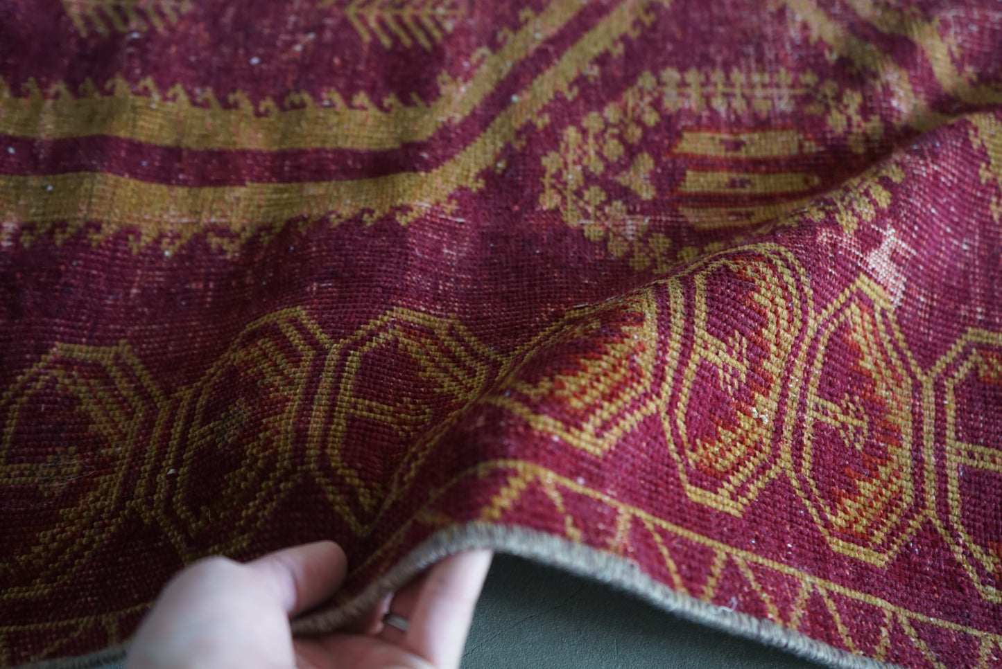 Türkiye Old Oushak Red 110 × 92.5 cm No.TR25330