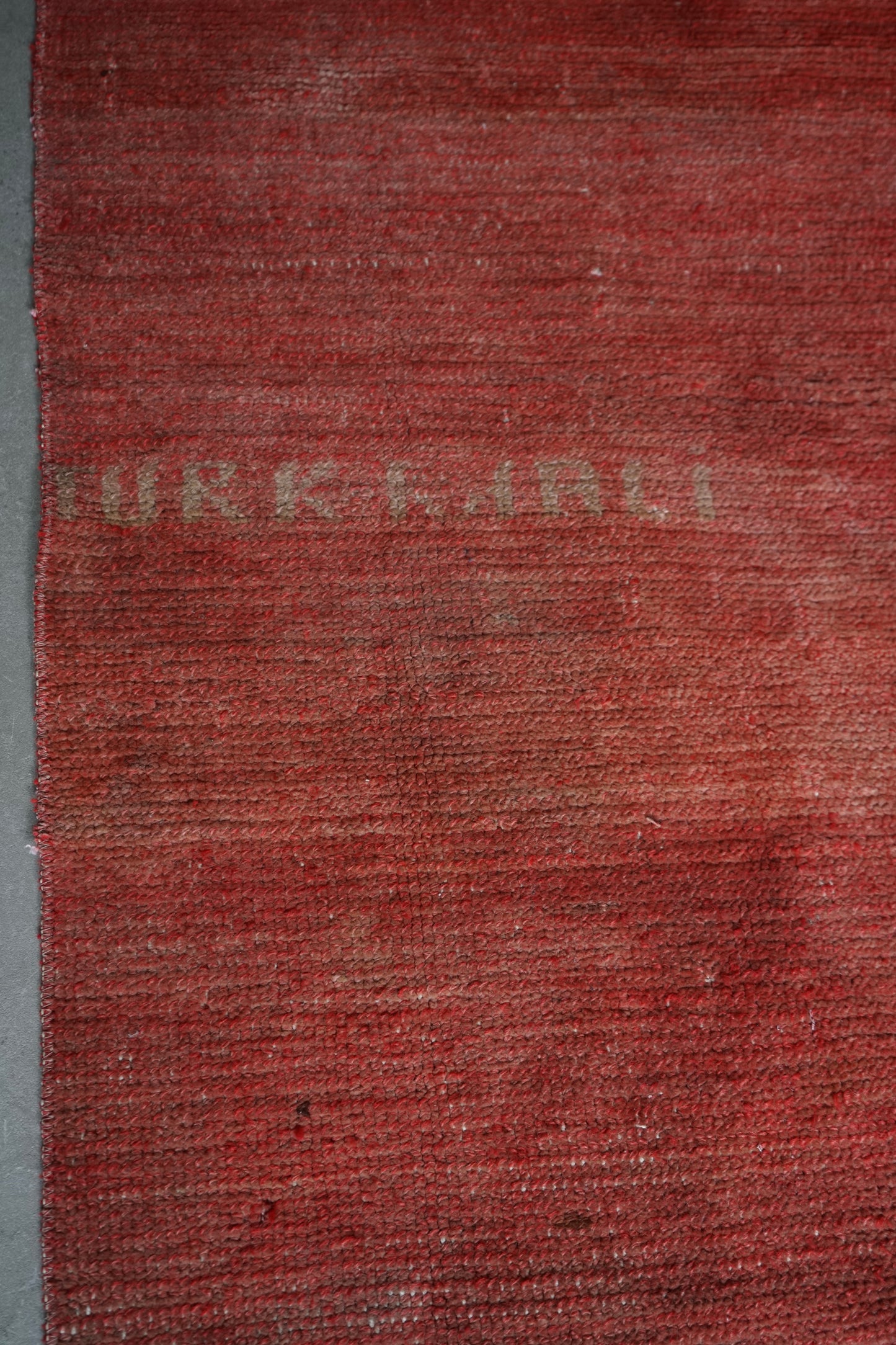 TURKEY OLD OUSHAK SALMON PINK RUNNER 1970年代 148 × 60 cm No.TR25204