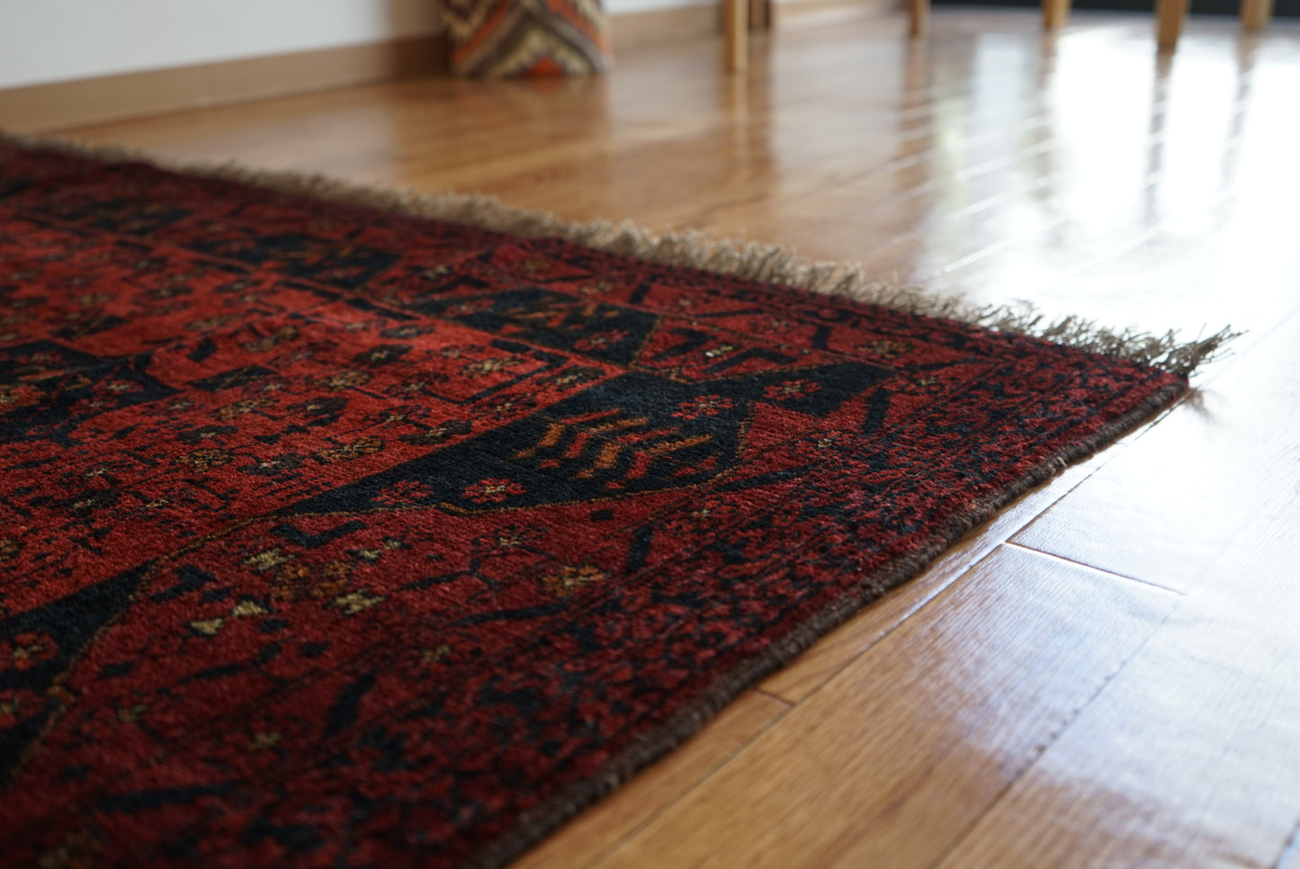 Afghanistan Old Turkmen RichRed 1970年代 177.5 × 142.5 cm No.AF2524