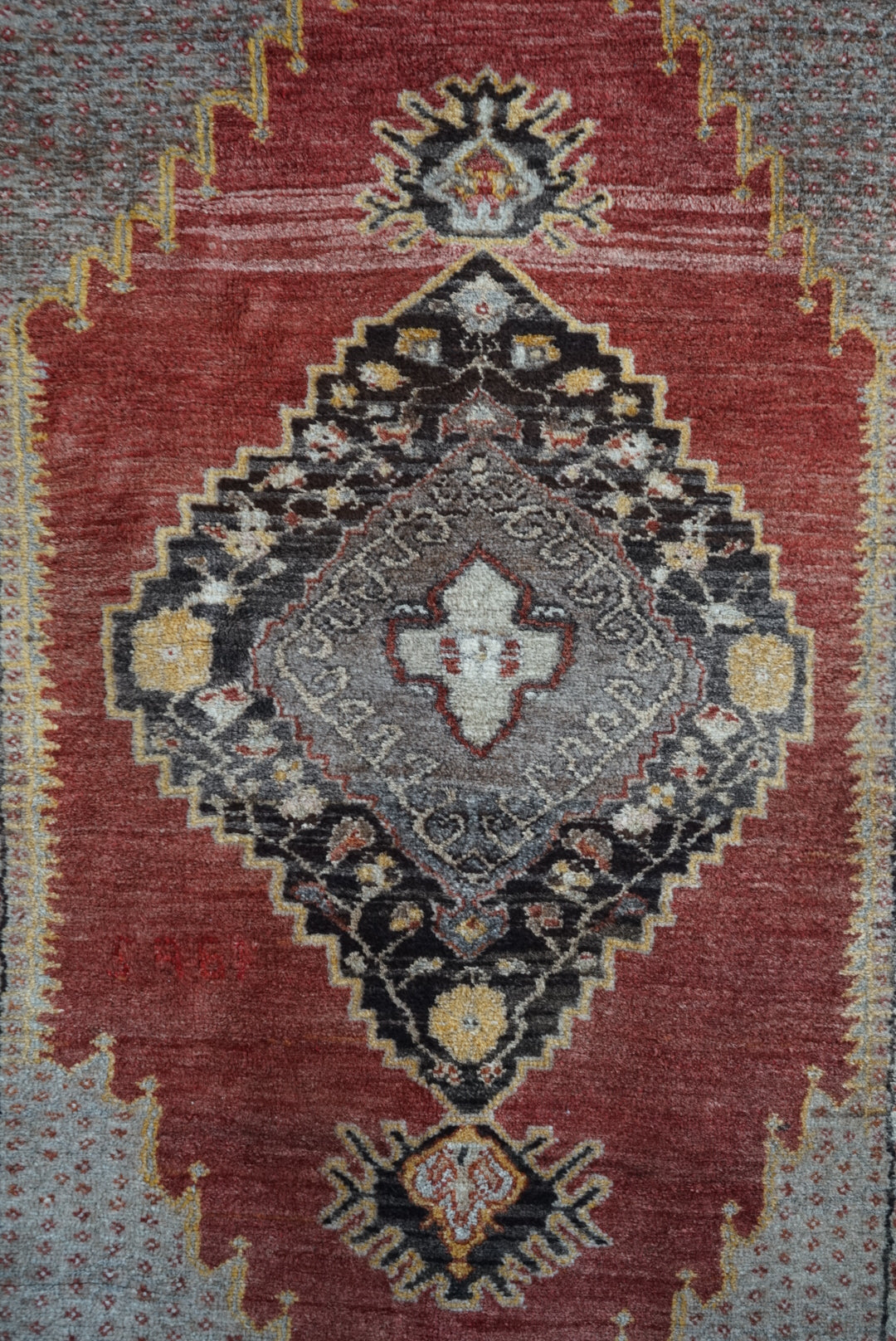 TRIBAL RUG TURKEY OLD KONYA OUSHAK 1965年代 164 × 115 cm No.TR25194