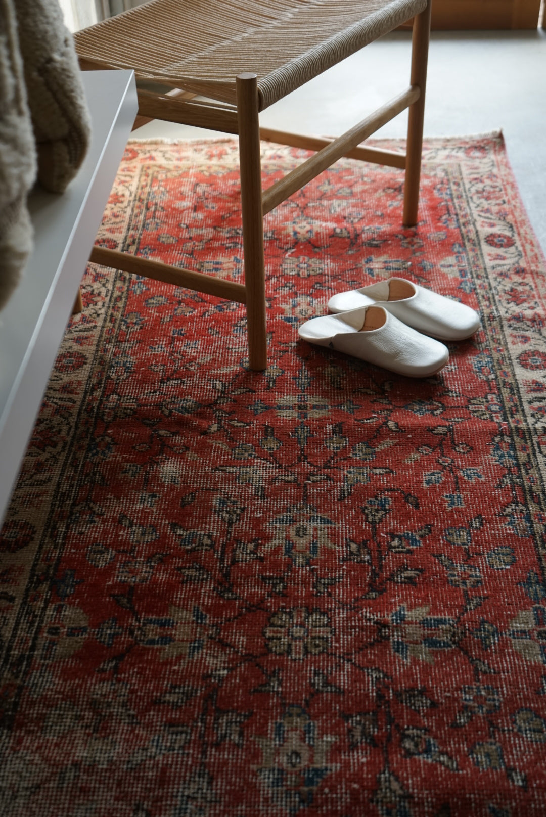 Türkiye Old Isparta Floral Red Runner 1970年代 199 × 89 cm No.TR25257