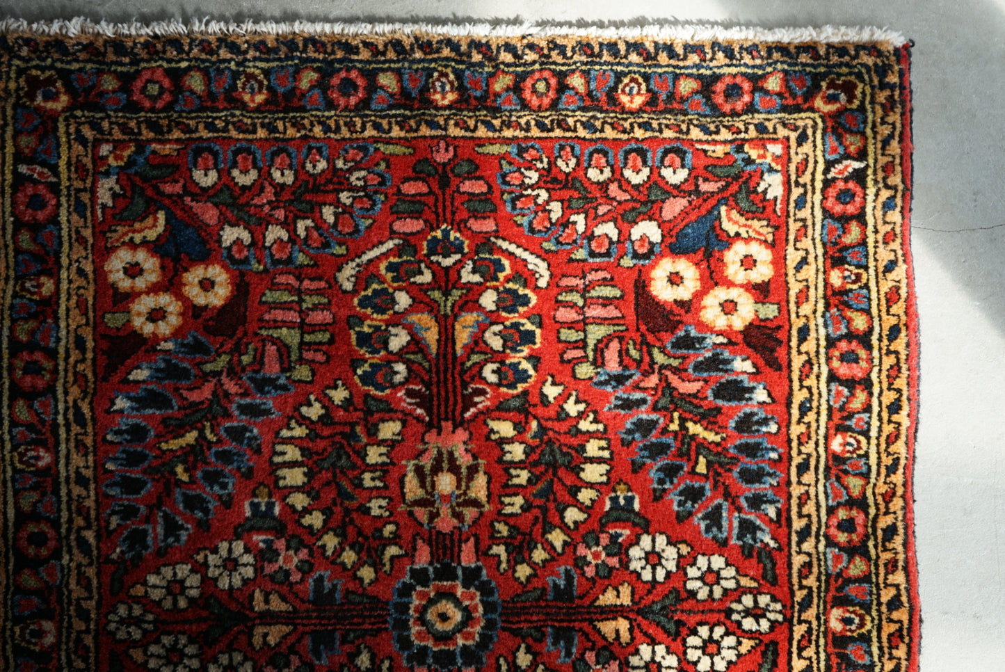 店舗販売 IRAN ANTIQUE LILIAN MOHAJERAN FARAHAN 1820年代 76 × 61.5 cm