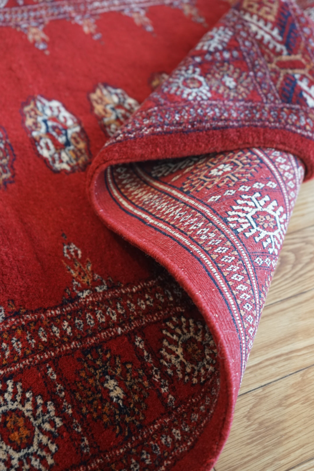 Türkiye Old Turkmen Red 1970年代 141 × 93 cm No.TR25232
