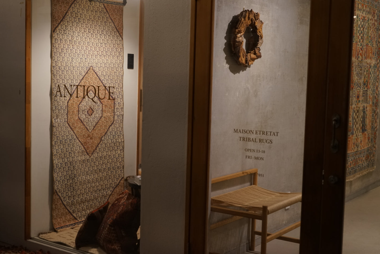 Türkiye Old Oushak Beige Runner 1970年代 169 × 73 cm No.TR25253