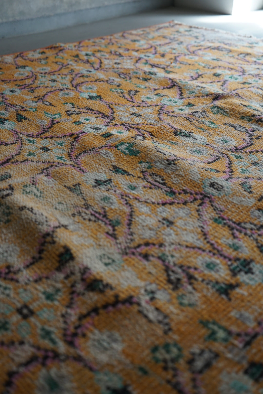 TURKEY OLD ISPARTA CALLOT ORANGE 1970年代 232 × 140 cm No.TR25149