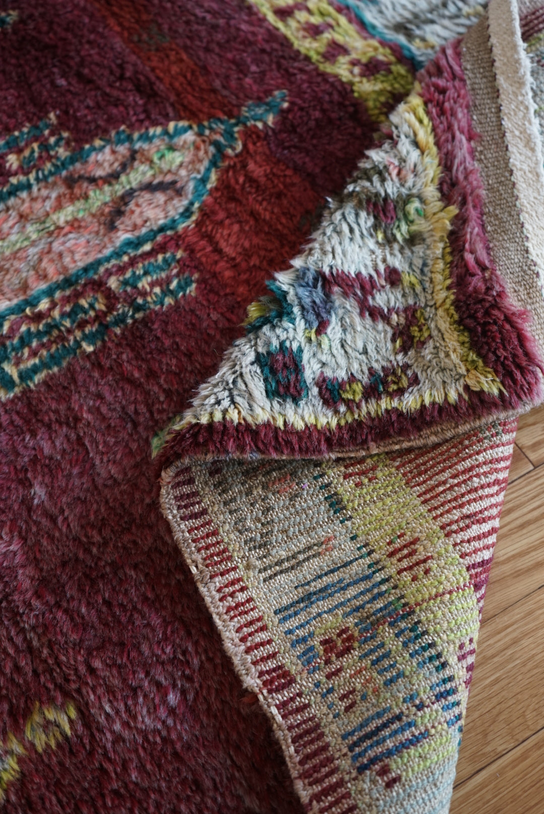 TRIBAL RUG TURKEY OLD OUSHAK 1965年代 154 × 133 cm No.TR25193