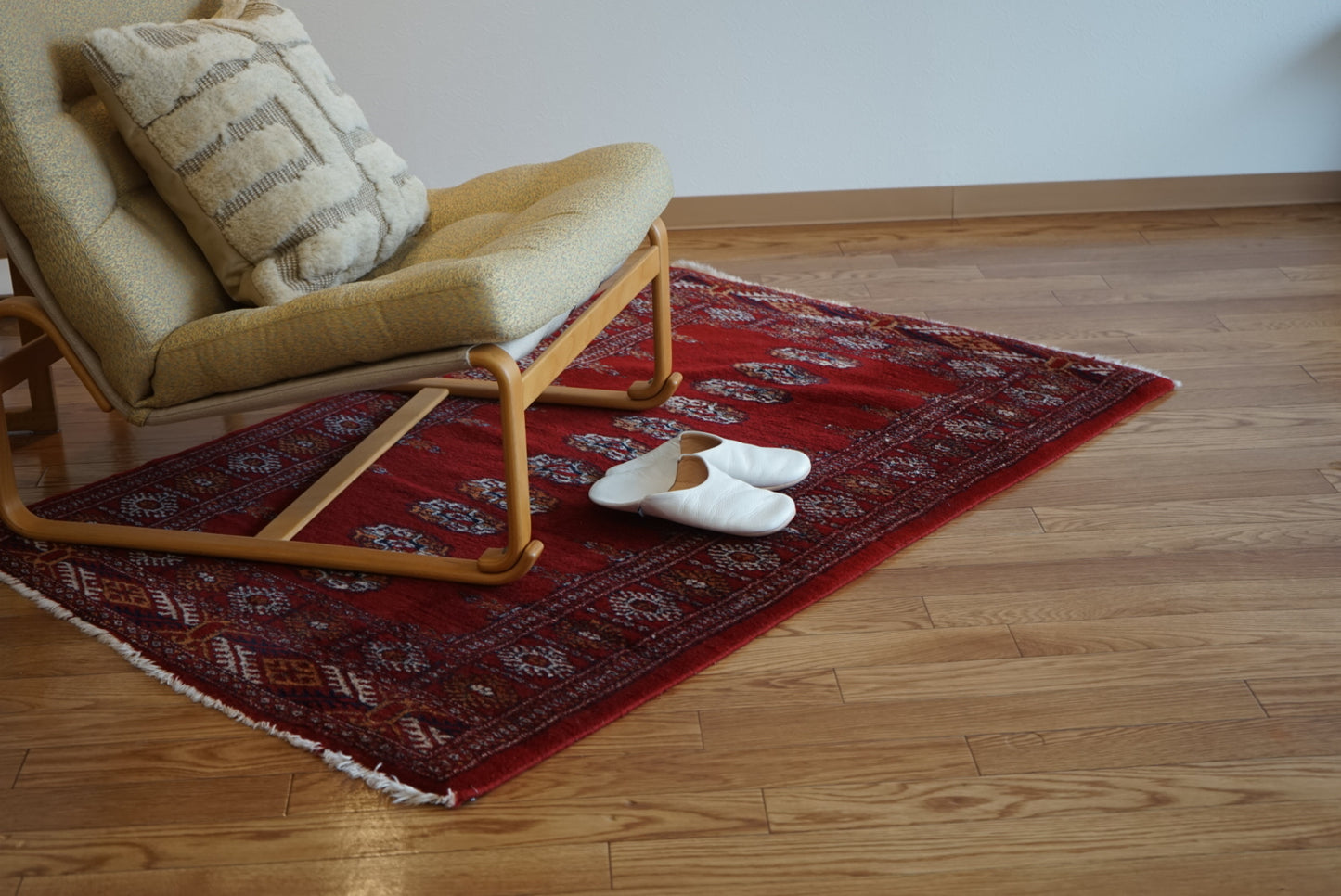 Türkiye Old Turkmen Red 1970年代 141 × 93 cm No.TR25232