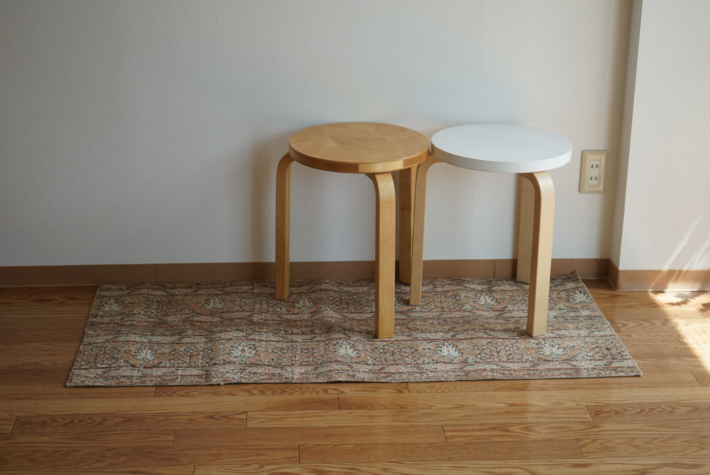 Türkiye Old Oushak Beige , Orange Patchwork Runner 1970年代 131 × 60 cm No.TR25422