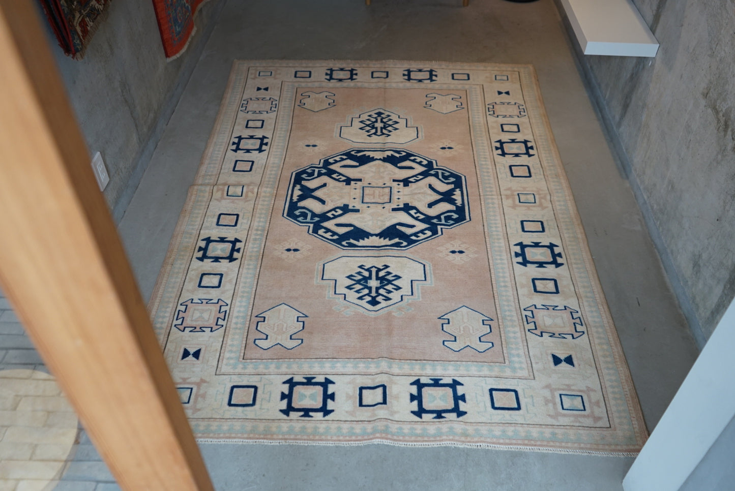 TURKEY OLD ANATORIA BEIGE 1970年代 210 × 150 cm No.TR25156