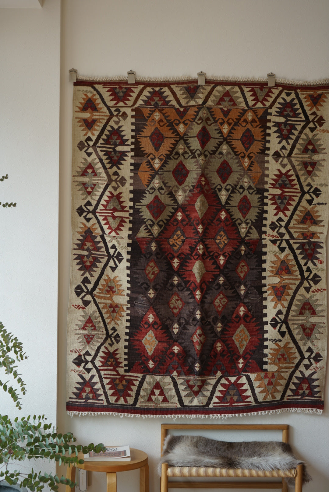 Türkiye Old Kilim 155 × 123 cm No.TR25334