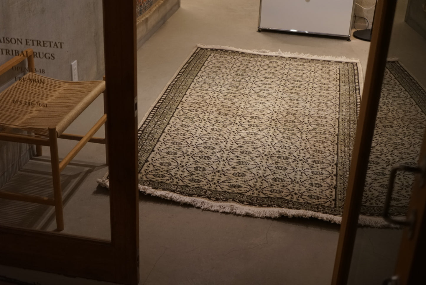 Türkiye Old Isparta Beige , Green 1970年代 219 × 127.5 cm No.TR25252