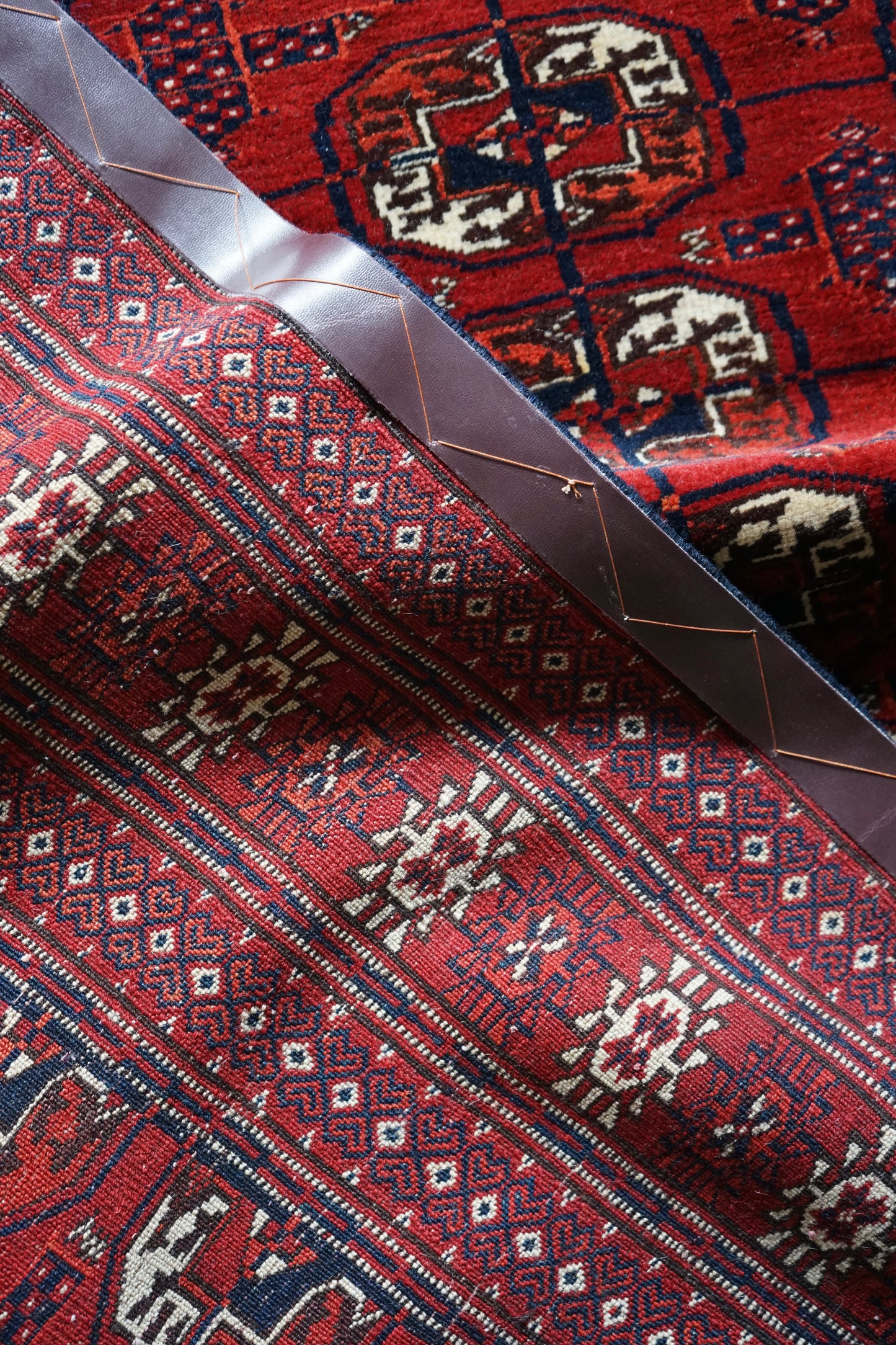 店頭販売 IRAN ANTIQUE TURKMEN ERSARI 1820-1840年代 200 × 128 cm