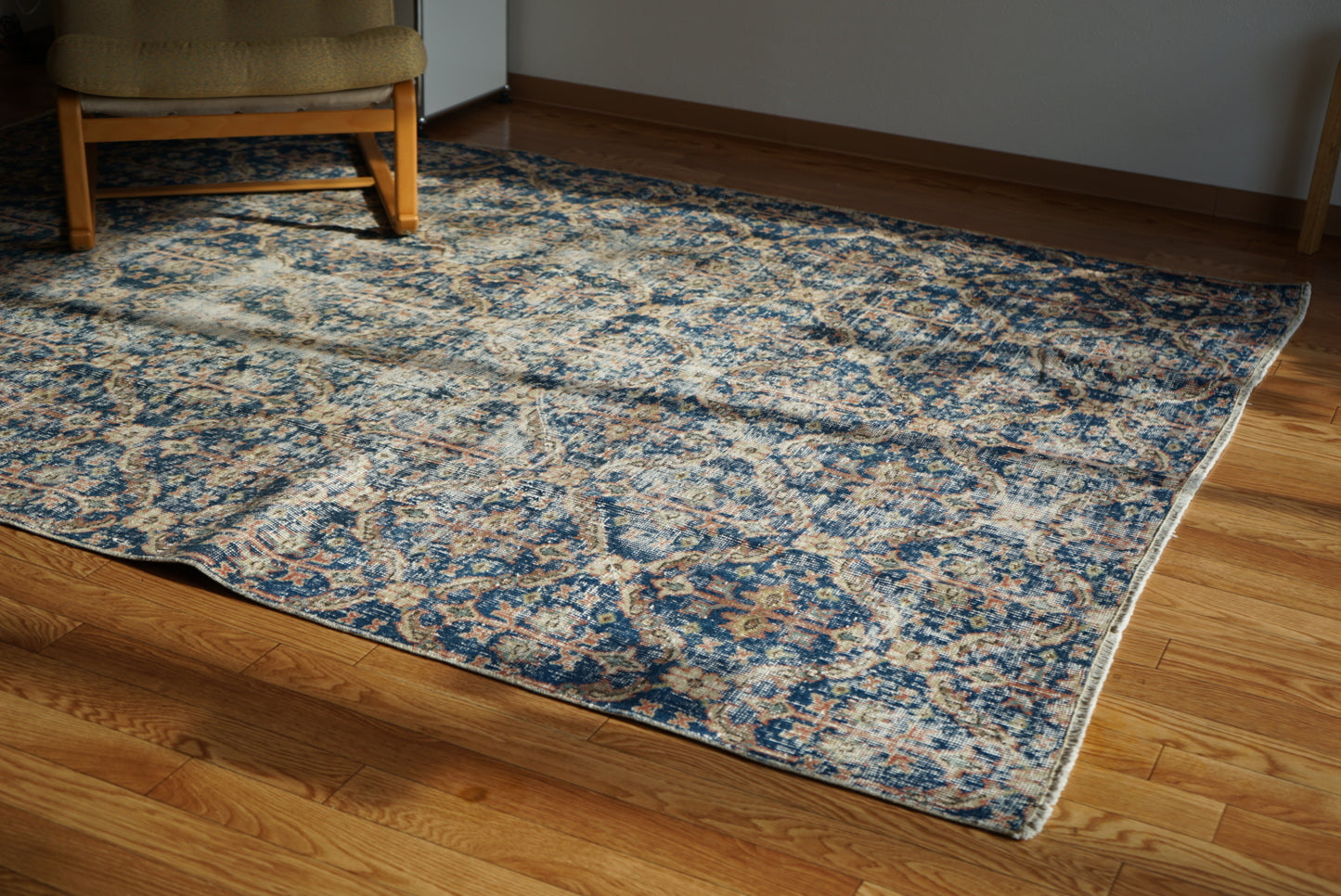 Türkiye Old Isparta Blue 1970年代 255 × 176.5 cm No.TR25434