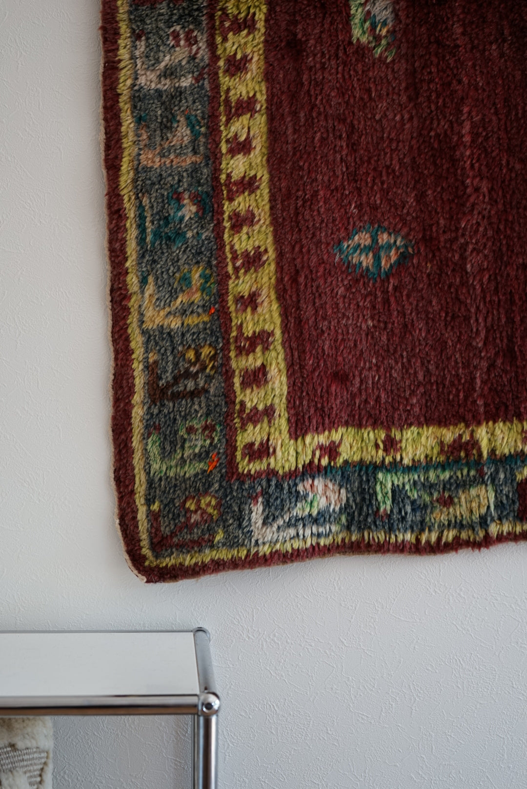 TRIBAL RUG TURKEY OLD OUSHAK 1965年代 154 × 133 cm No.TR25193