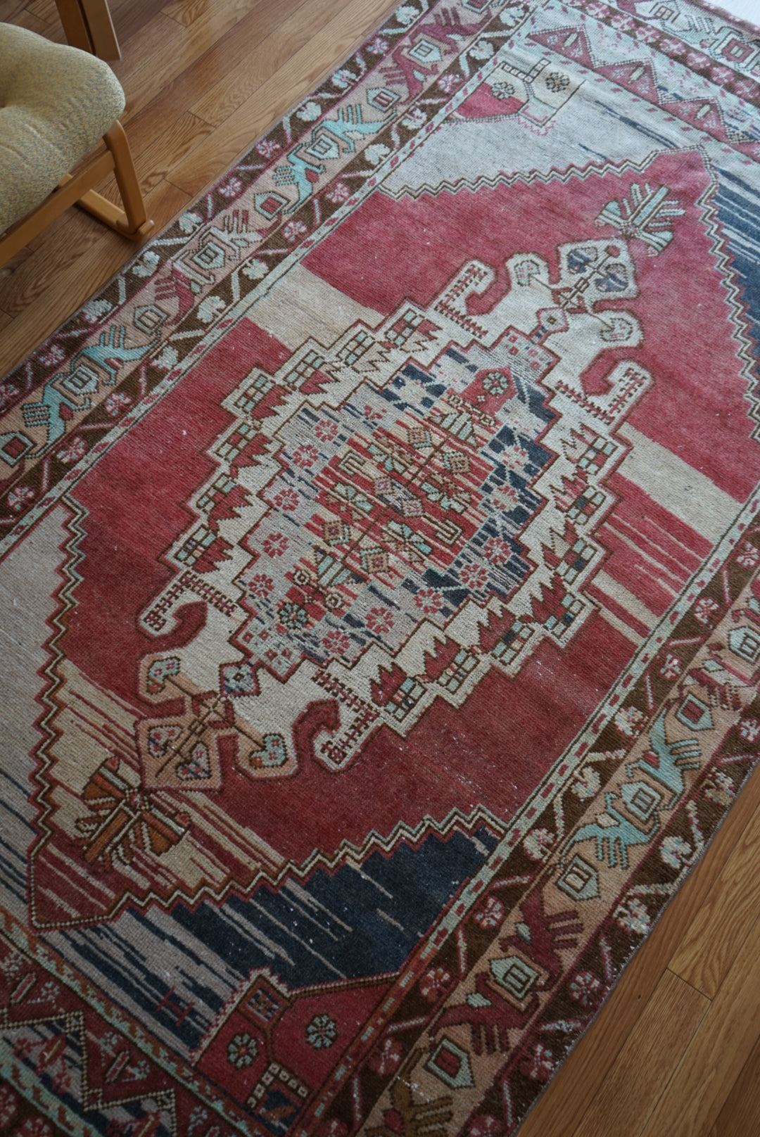 Türkiye Old Kayseri Medallion Modern Color 1970年代 257 × 145 cm No.TR25390