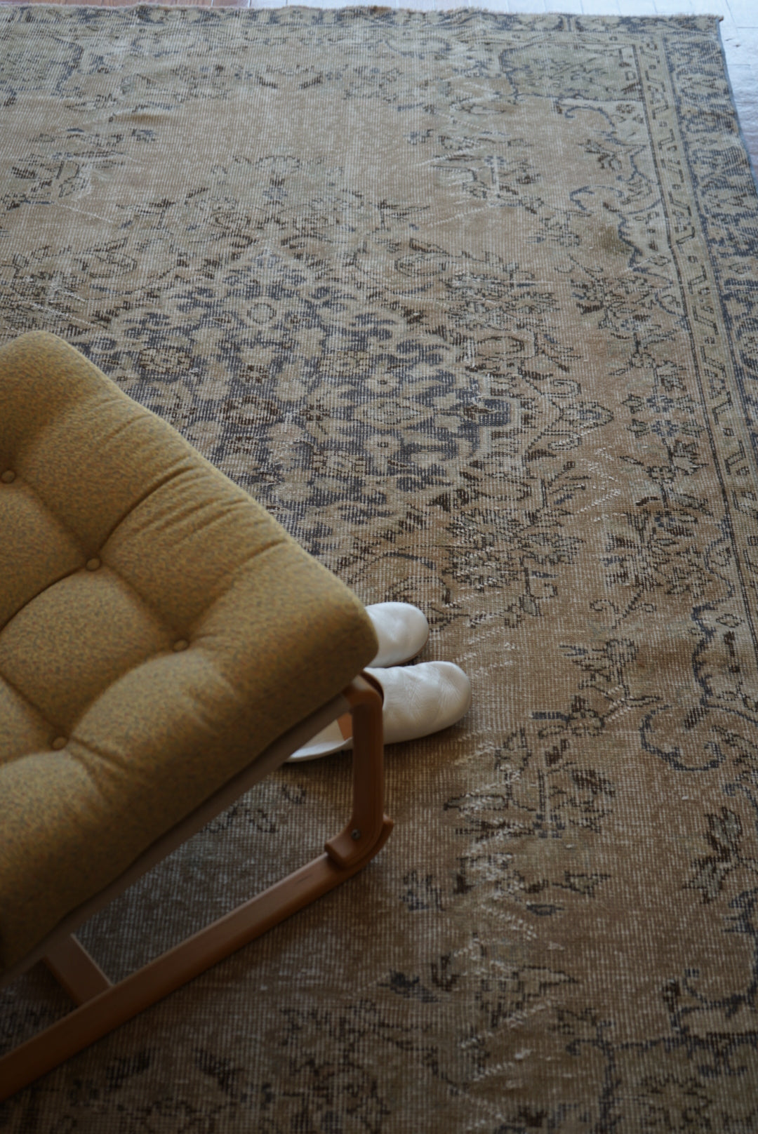 Türkiye Old Isparta Beige , BlueGlay 1970年代 267 × 169 cm No.TR25289