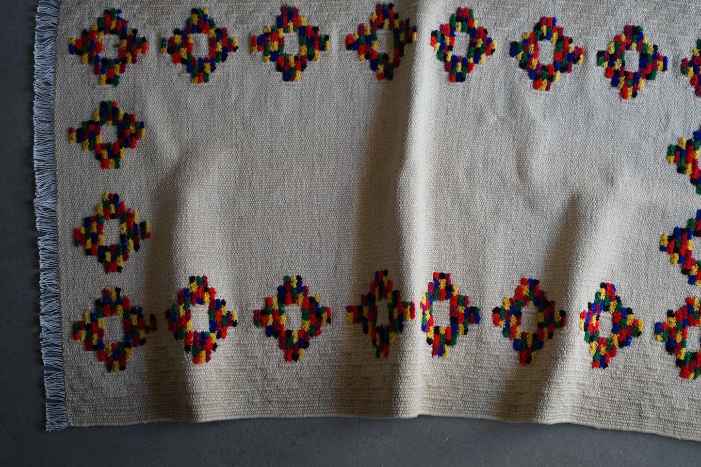 TURKEY VINTAGE KILIM DOT FLOWER 1980年代 125 × 80 cm No.TR25195
