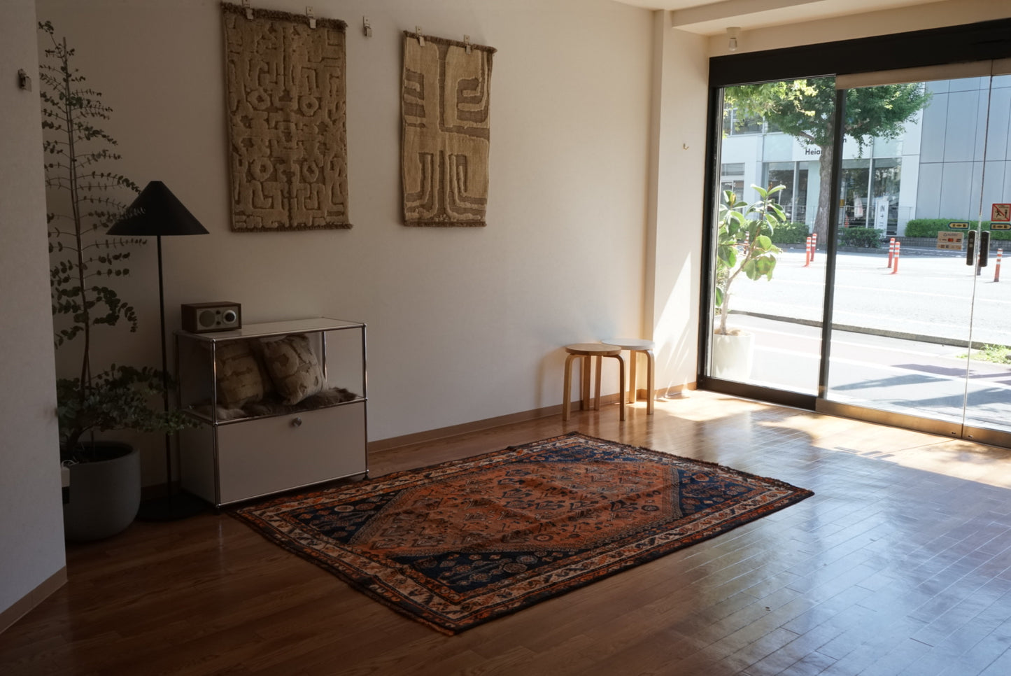 店頭販売 IRAN ANTIQUE SHIRAZ QASHQAI BASSERI 1870年代 217 × 150 cm