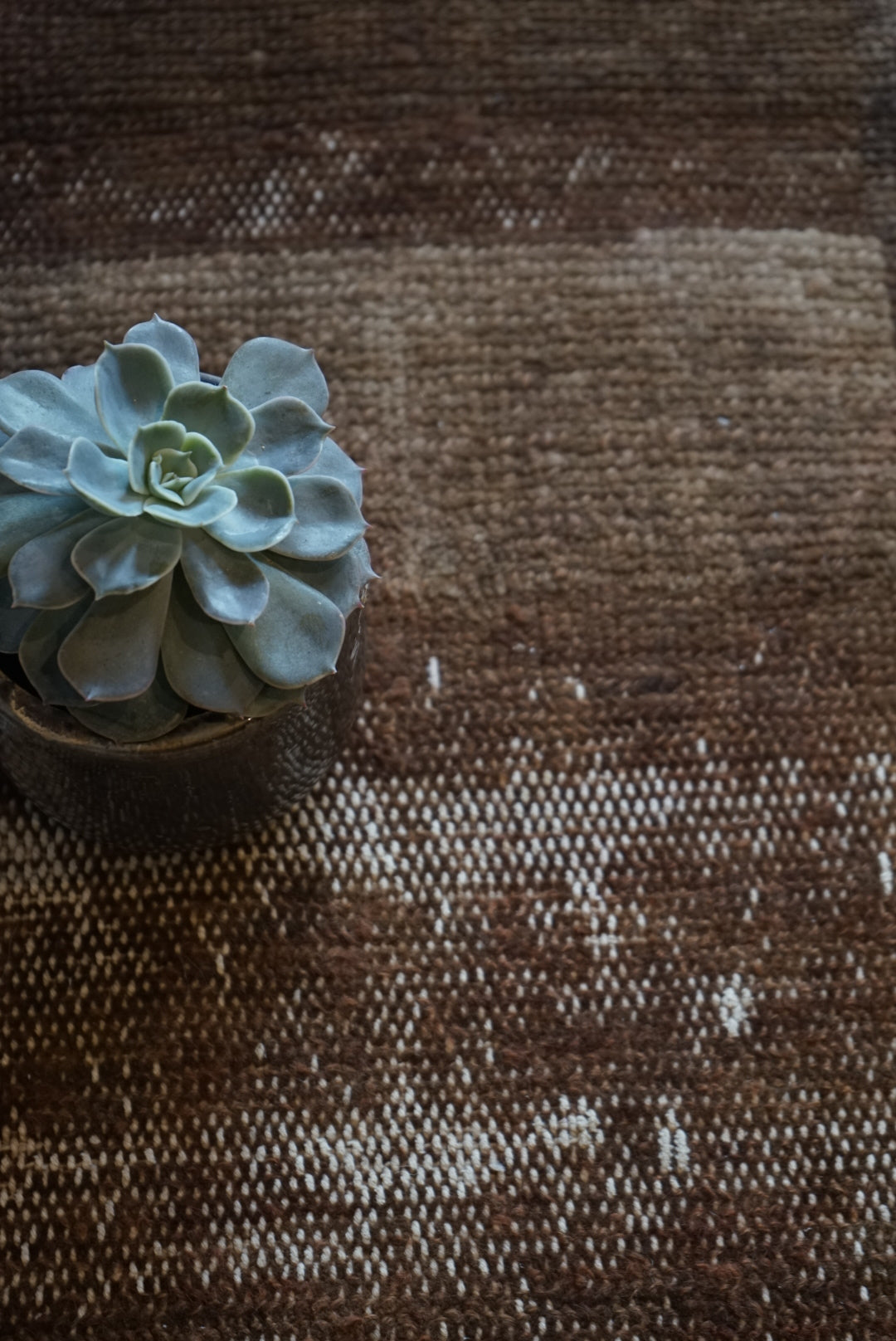 Türkiye Old Oushak Brown Runner size 1970年代 114 × 47 cm No.TR25250