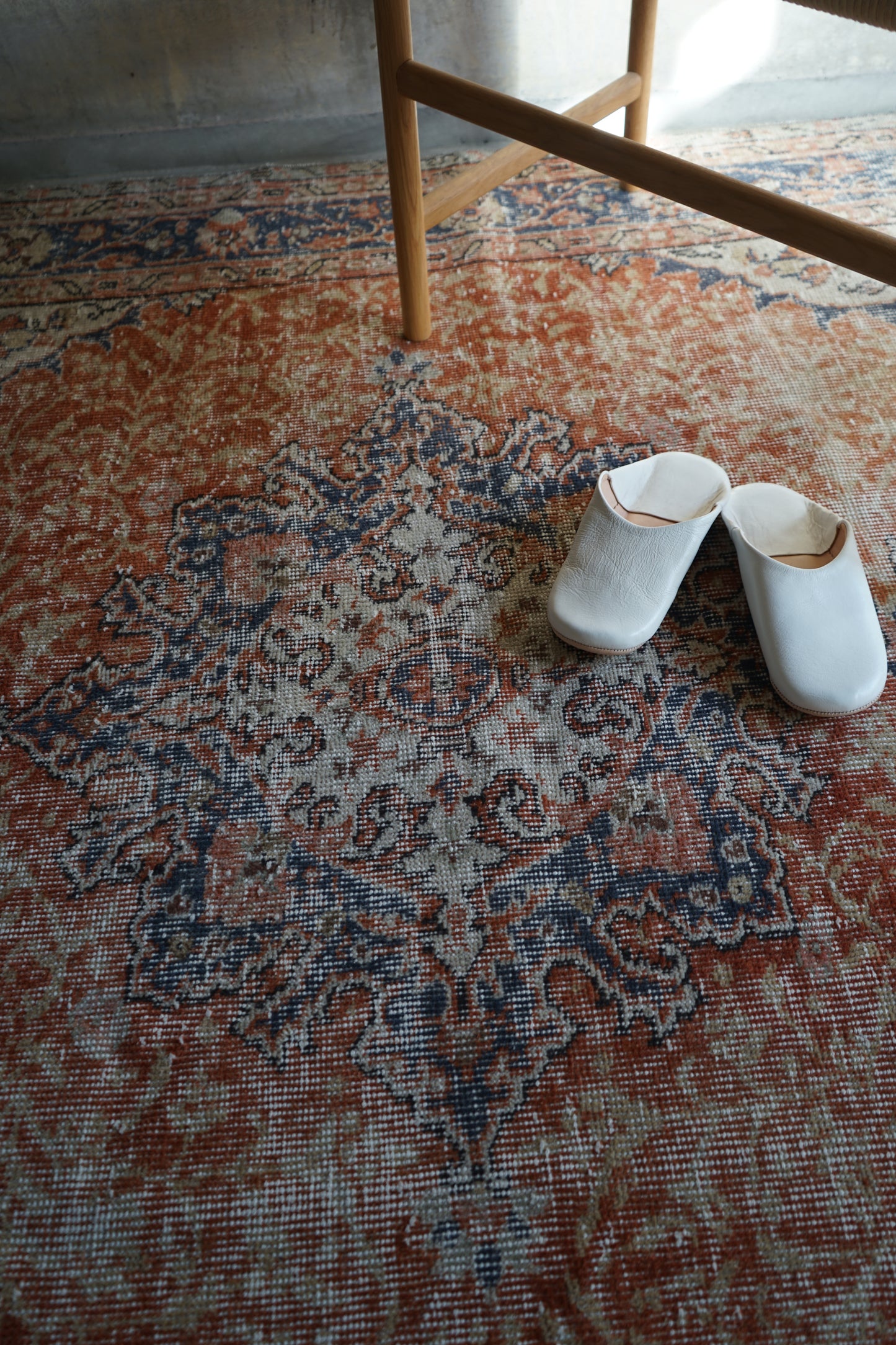 TURKEY OLD ISPARTA ORANGE 1970年代 272 × 161 cm No.TR25198