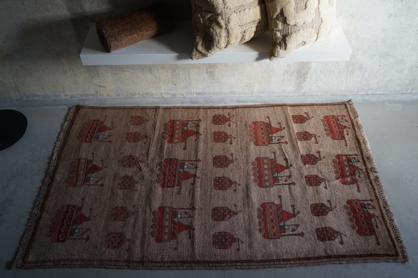 AFGHANISTAN VINTAGE WAR RUG 1980年代 149× 90 cm No.AF2512