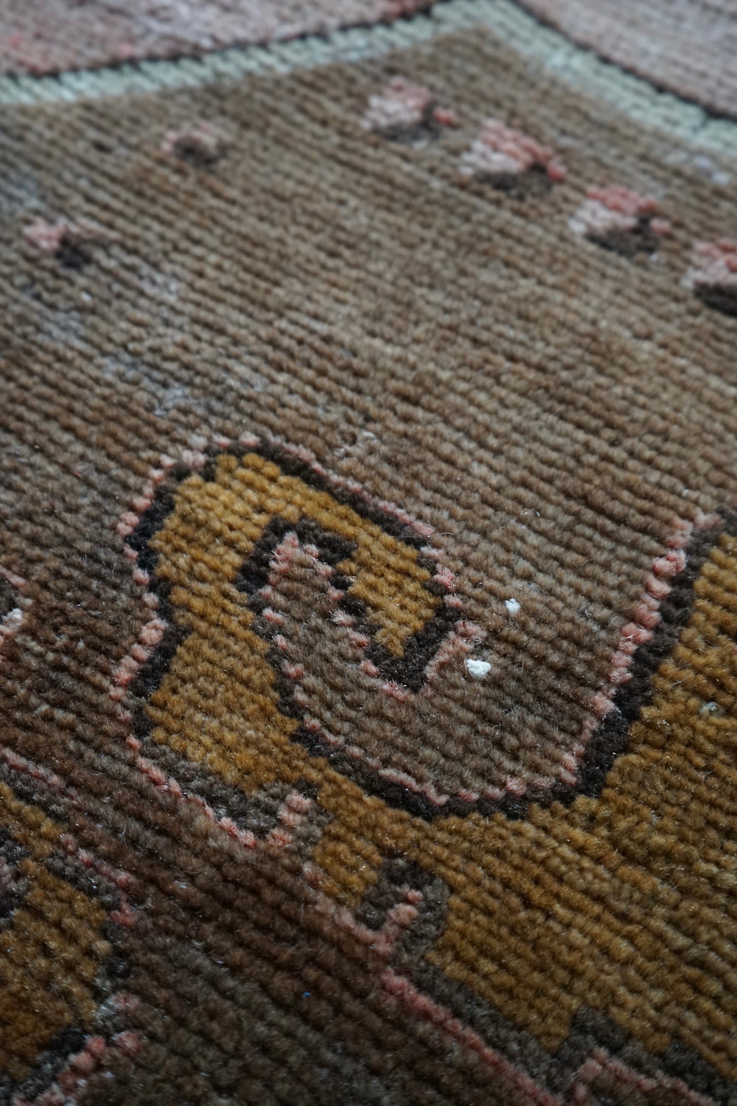 TURKEY OLD OUSHAK SALMON PINK 1970年代 286 × 162 cm No.TR25197