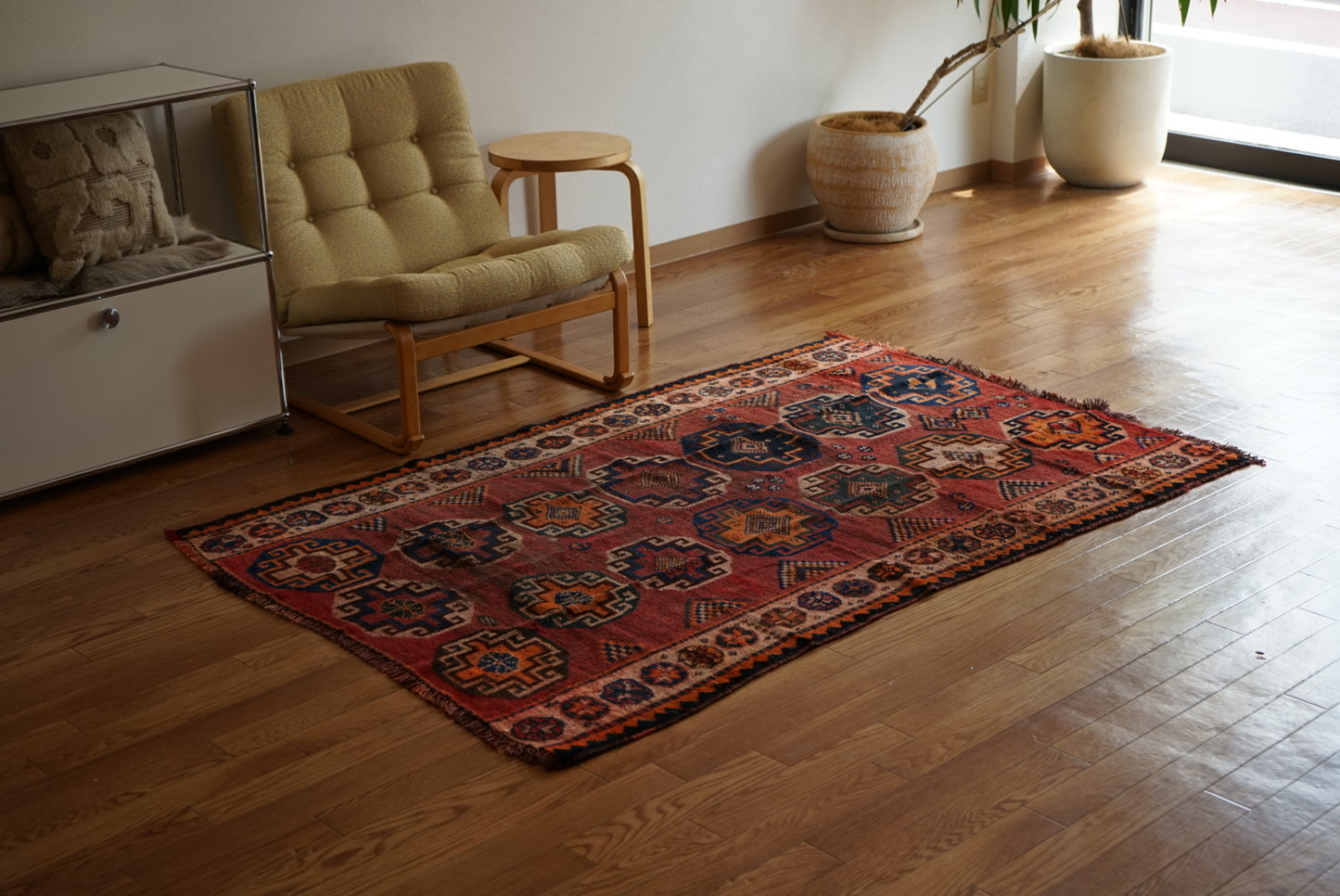 店頭販売 Iran Antique Qashqai Shiraz 1840年代 172 × 115 cm