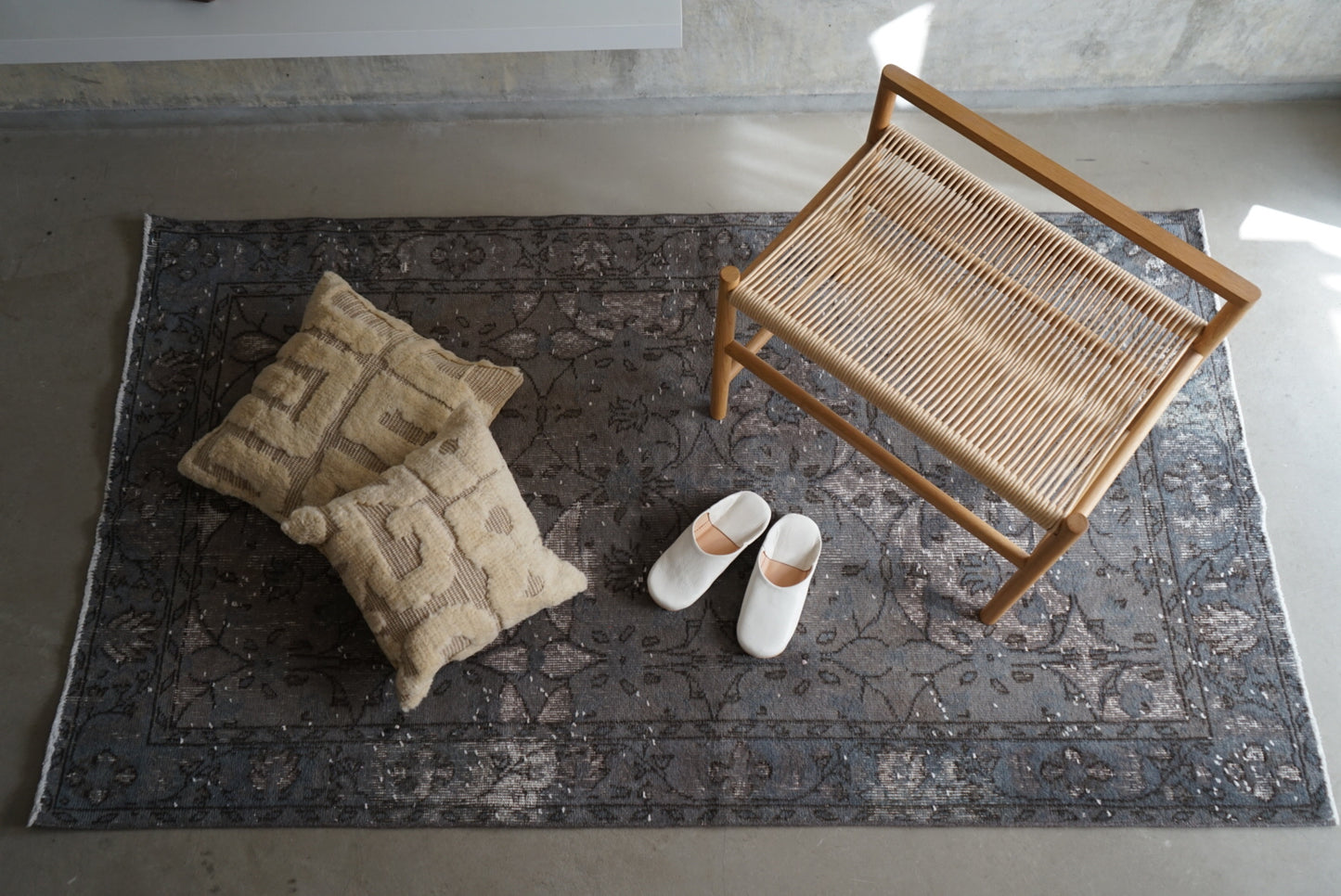 TURKEY OLD CHARCOAL GREY 1970年代 200 × 112 cm No.TR25154