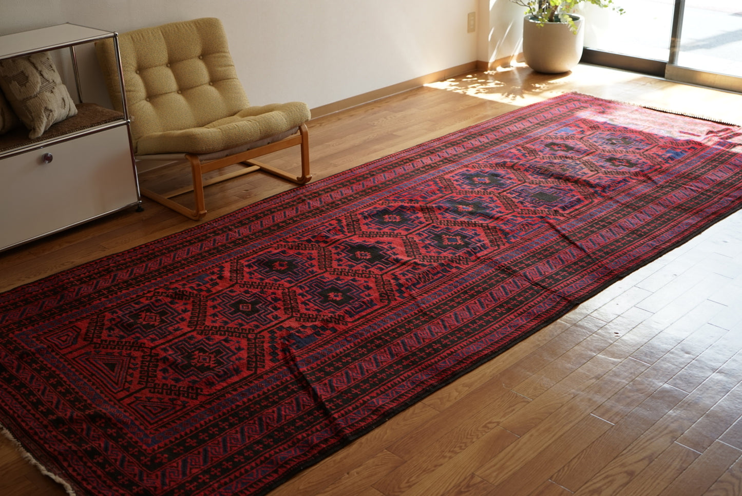 Afghanistan Vintage Baluch 1980年代 381 × 152 cm No.AF2529