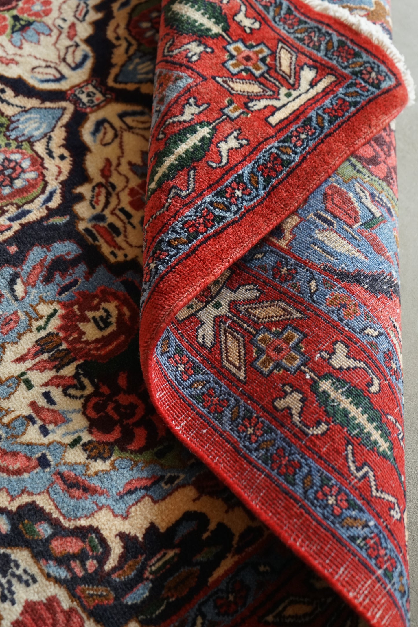 IRAN ANTIQUE BIJAR SANANDAJI MILZA ALI 1920年代 150 × 127 cm