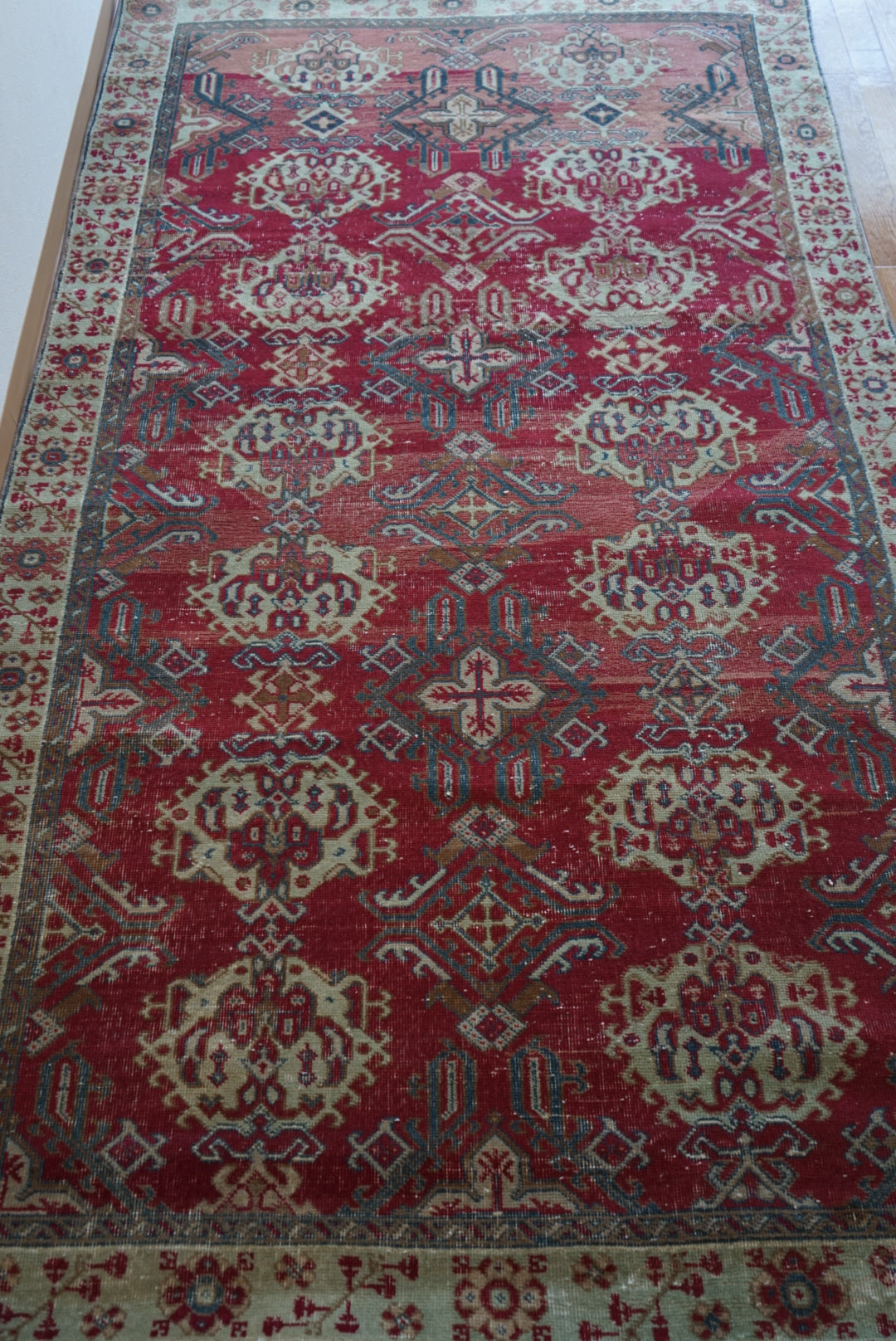 Türkiye Old Isparta RosePink 1960年代 251 × 147 cm No.TR25377