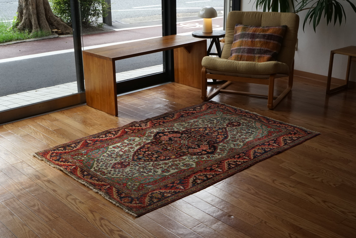 店頭販売 Türkiye Old Kemaliye Flower Medallion 1930年代 186 × 108 cm No.TR25457