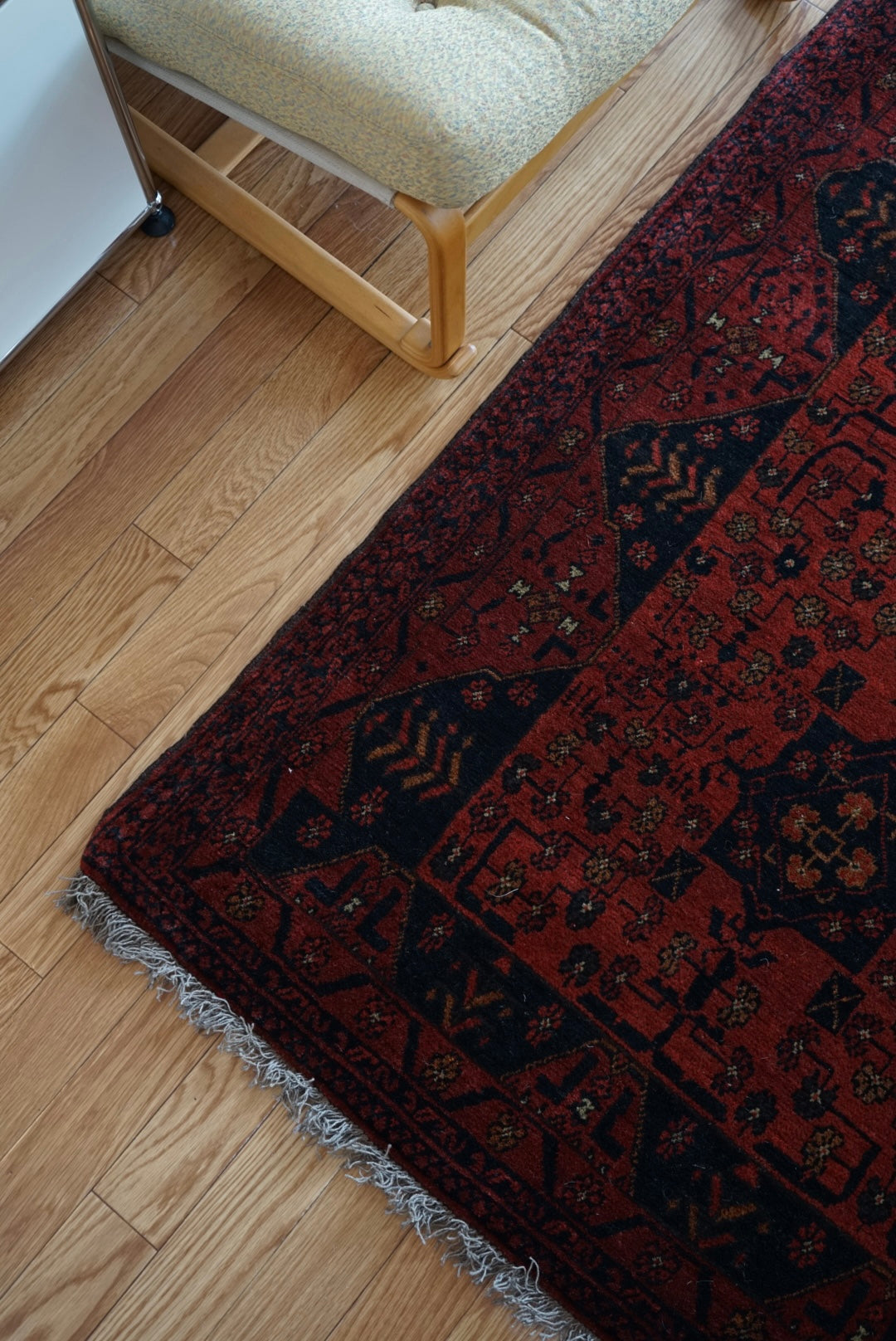 Afghanistan Old Turkmen RichRed 1970年代 177.5 × 142.5 cm No.AF2524