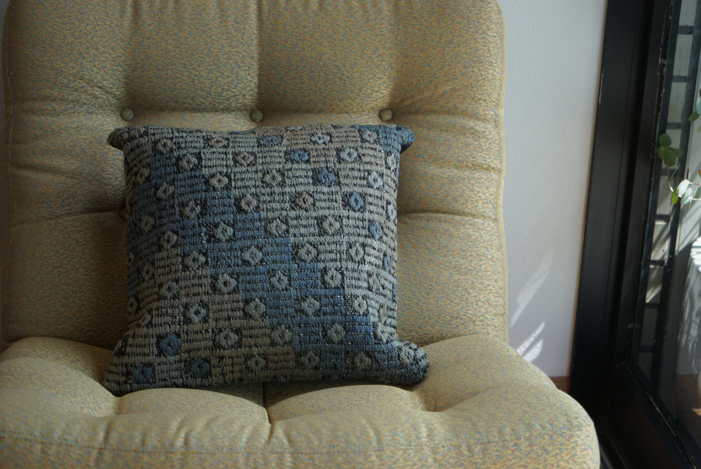 Türkiye Old Kilim Cushion Cover Green 40 × 40 cm No.TR25366