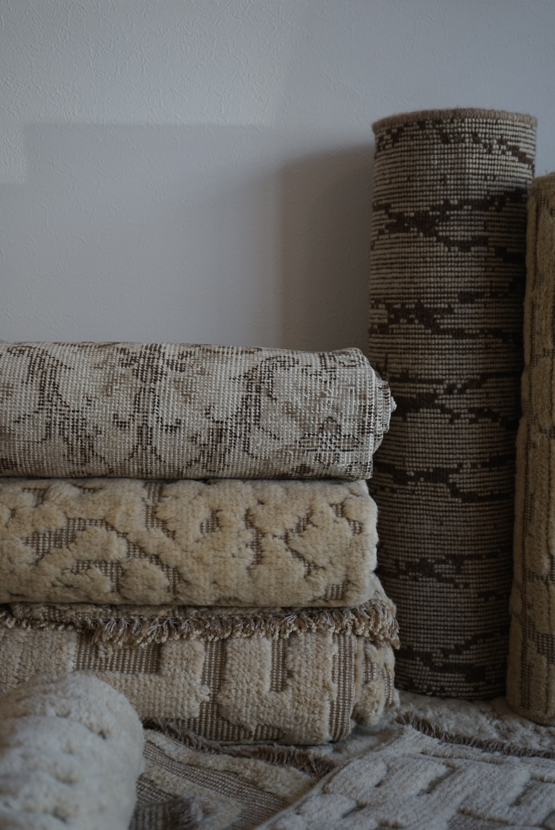 Türkiye Old Isparta Beige Floral 1970年代 272 × 152 cm No.TR25351
