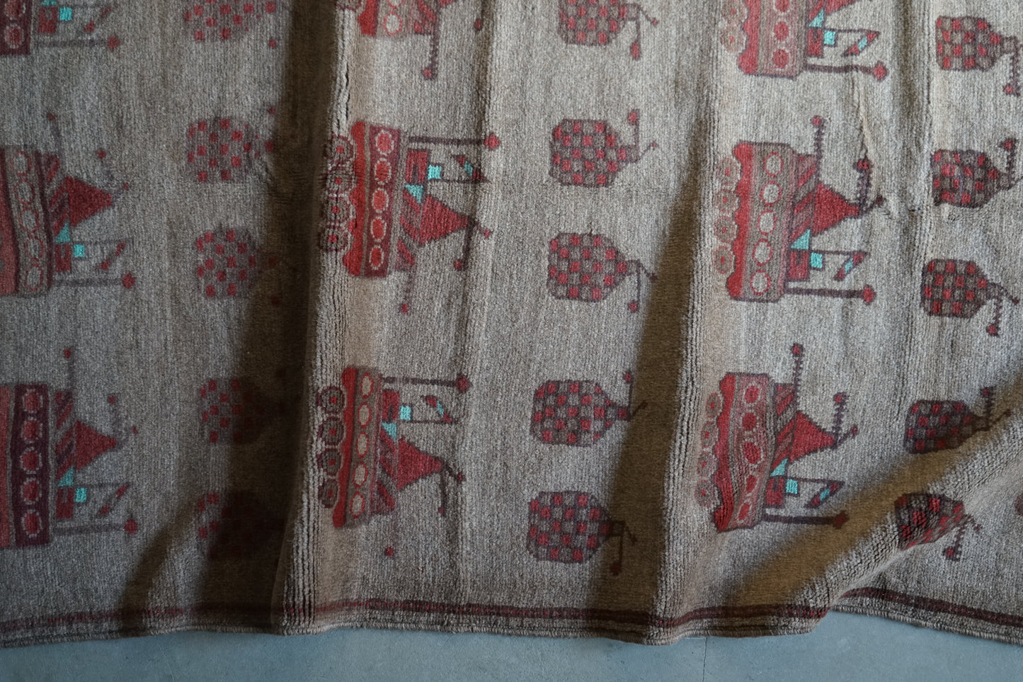 AFGHANISTAN VINTAGE WAR RUG 1980年代 149× 90 cm No.AF2512