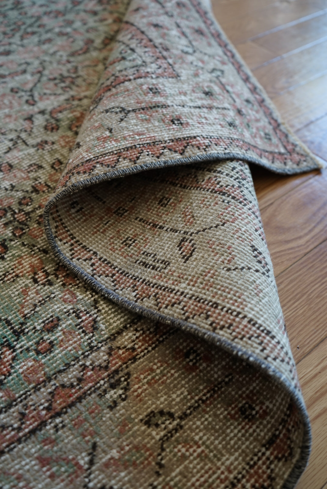 Türkiye Old Isparta Beige , Green 1970年代 203.5 × 114.5 cm No.TR25431