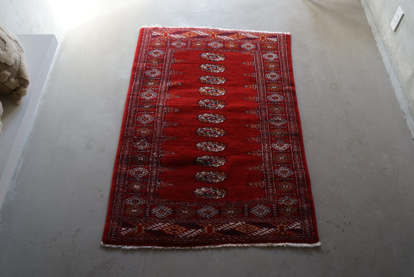 Türkiye Old Turkmen Red 1970年代 141 × 93 cm No.TR25232