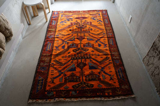 AFGHANISTAN VINTAGE BALUCH 1980-1985年 216 × 129 cm