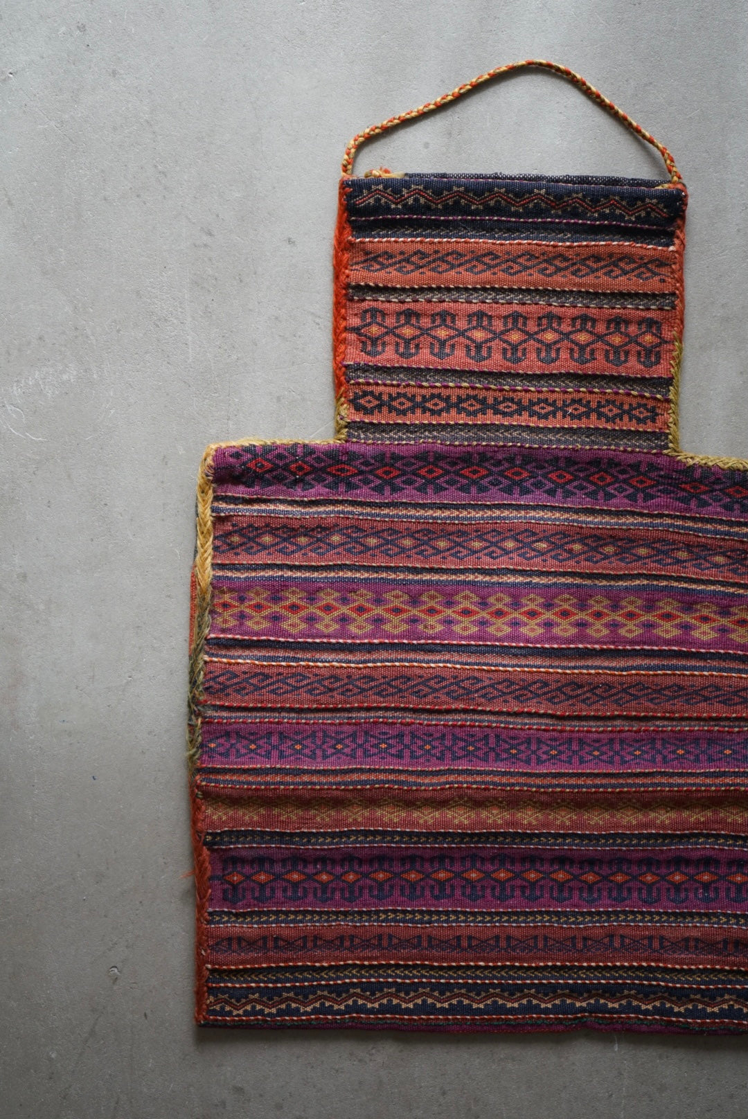 AFGHANISTAN-IRAN OLD QALAI NAW SALT BAG 1980年 56.5 × 40.5 cm