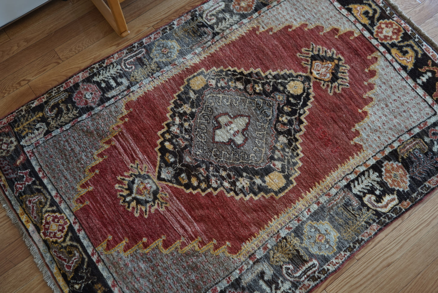 TRIBAL RUG TURKEY OLD KONYA OUSHAK 1965年代 164 × 115 cm No.TR25194