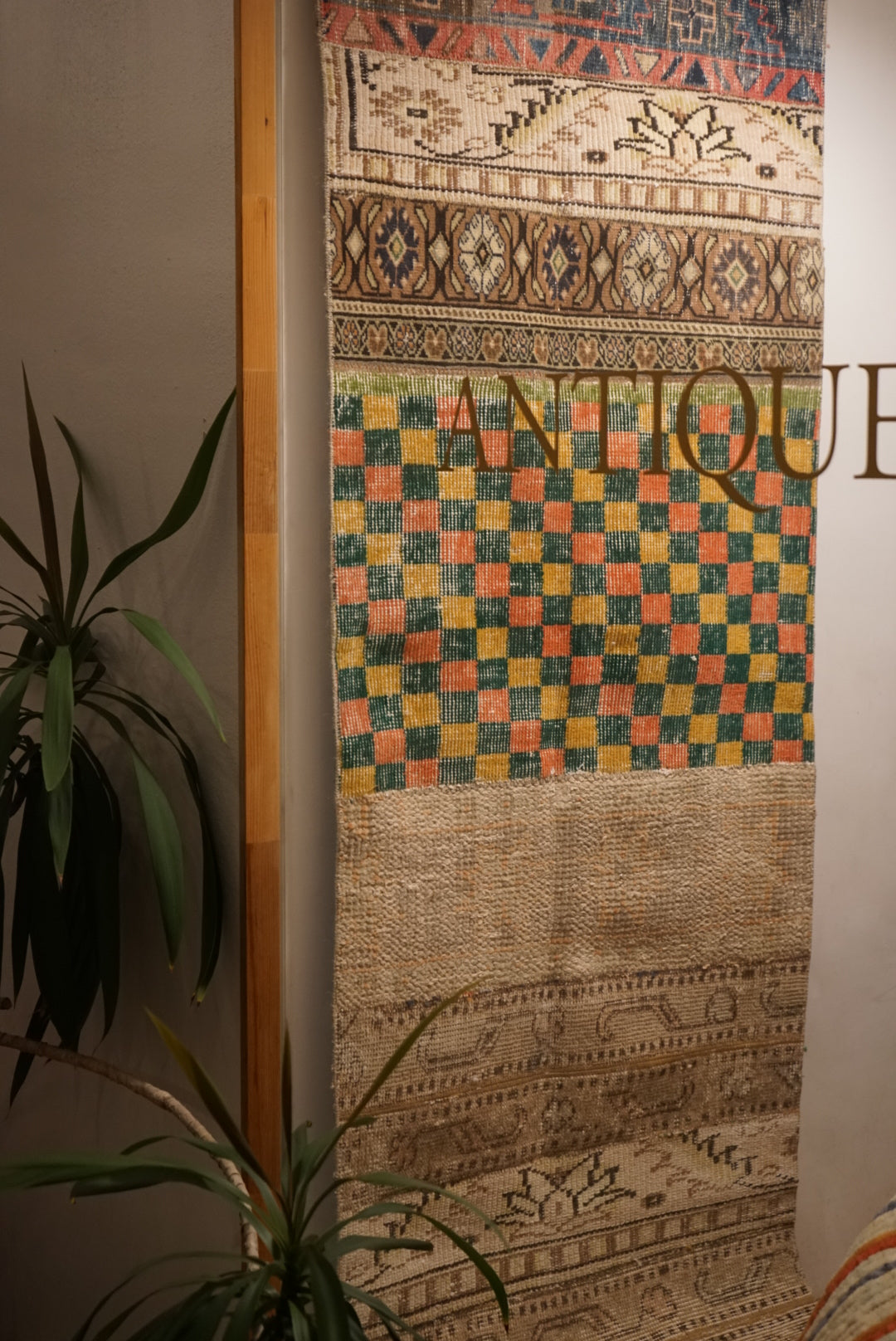 Türkiye Old Isparta Patchwork Runner Size 1970年代 176 × 69 cm No.TR25236