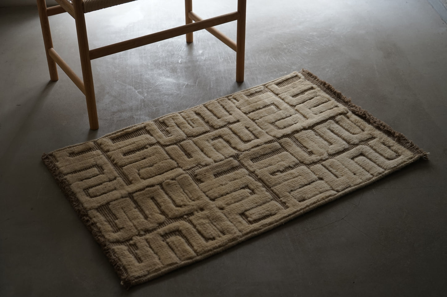 店頭販売 ORIGINAL IRAN QASHQAI KILIM DOORSIZE " QANAT " 95 × 65 cm