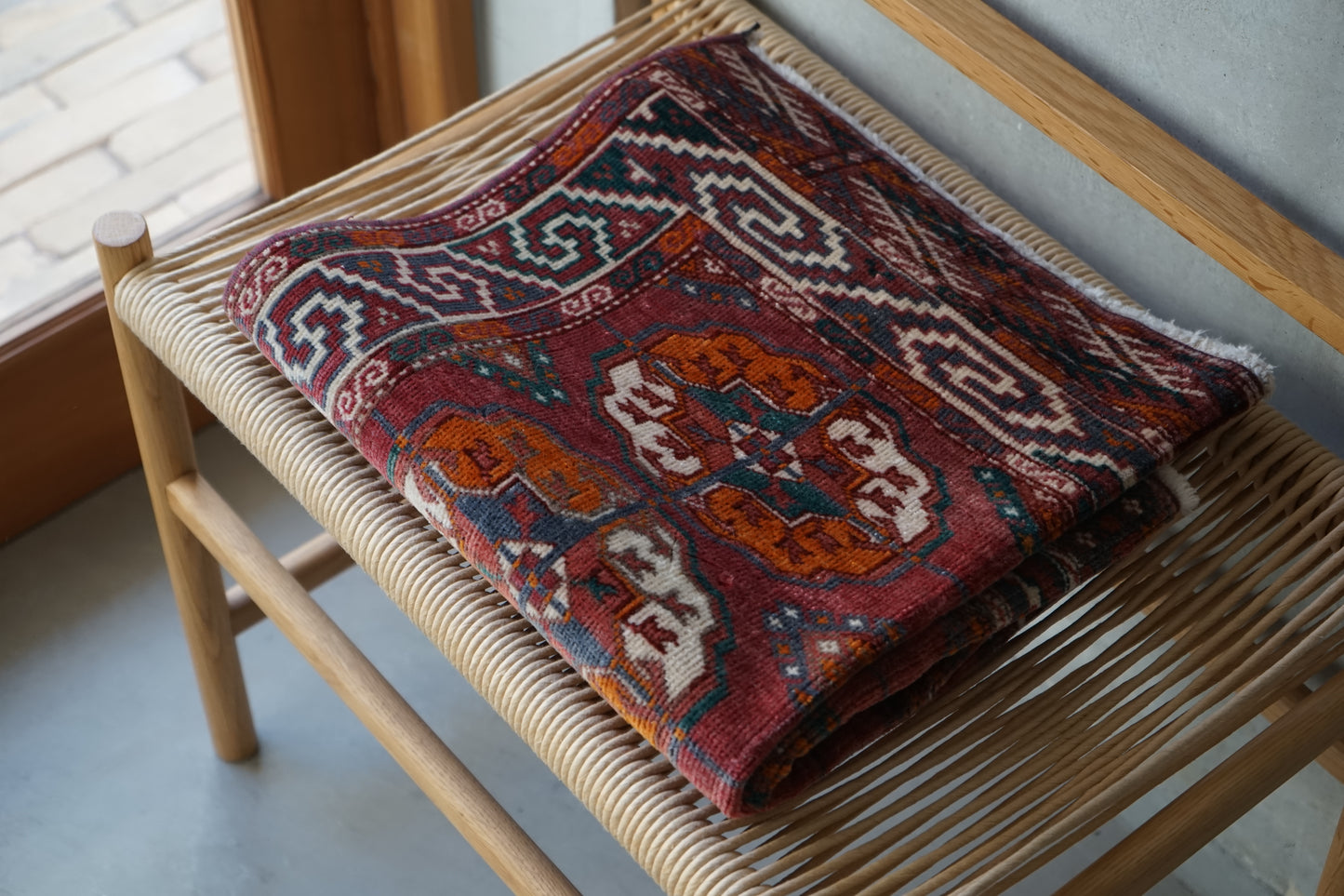 Türkiye Old Turkmen Red 1970年代 120 × 75 cm No.TR25225