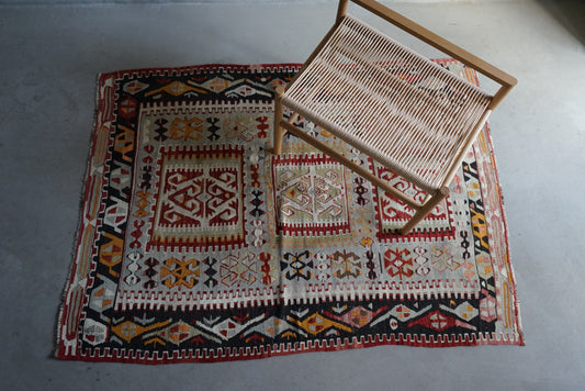 TURKEY KAYSERI OLD KILIM 1950-1960年代 159 × 116 cm