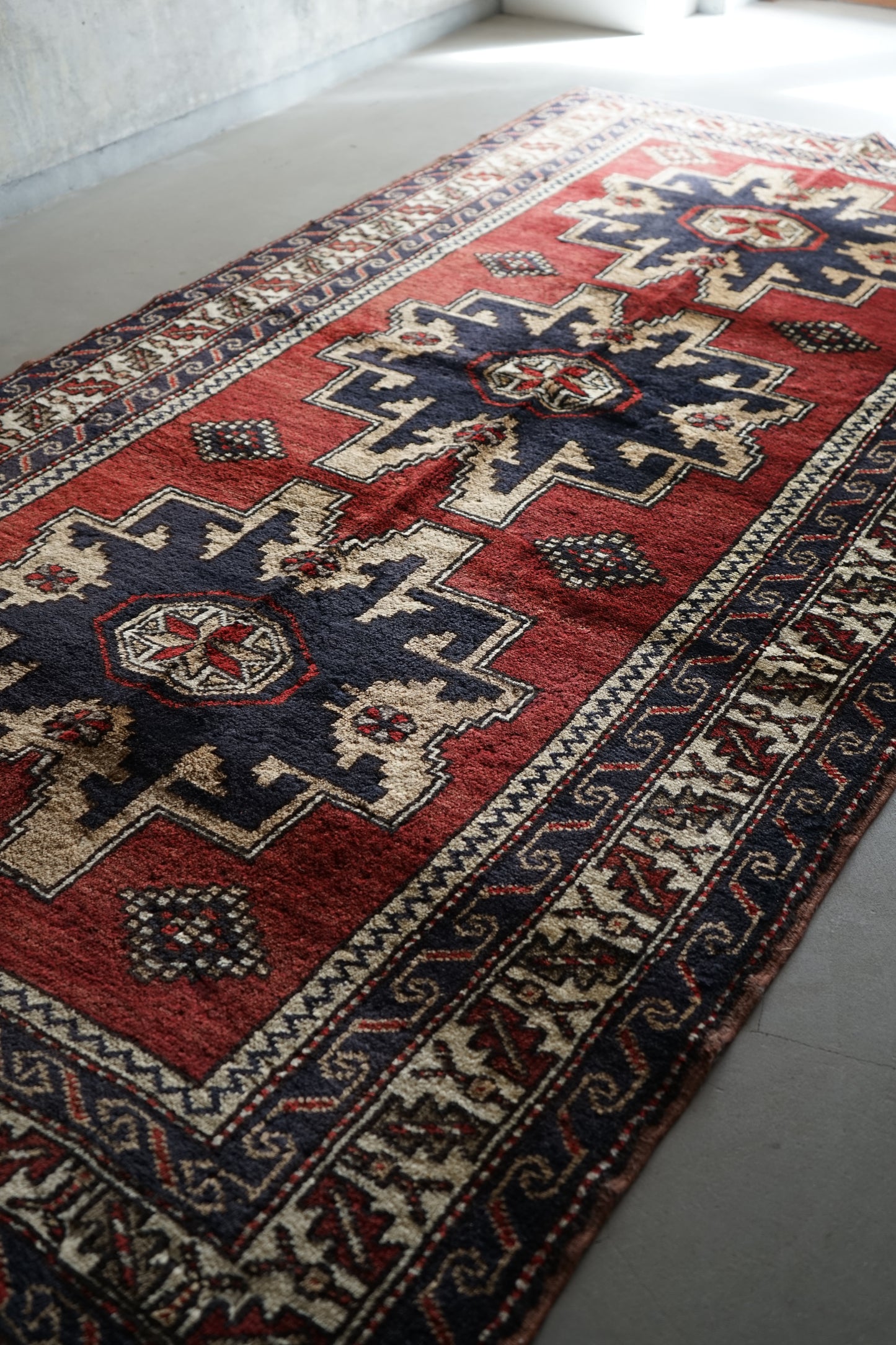 TURKEY OLD AKSARAY TASPINAR 1950-1960年代 220 × 117 cm