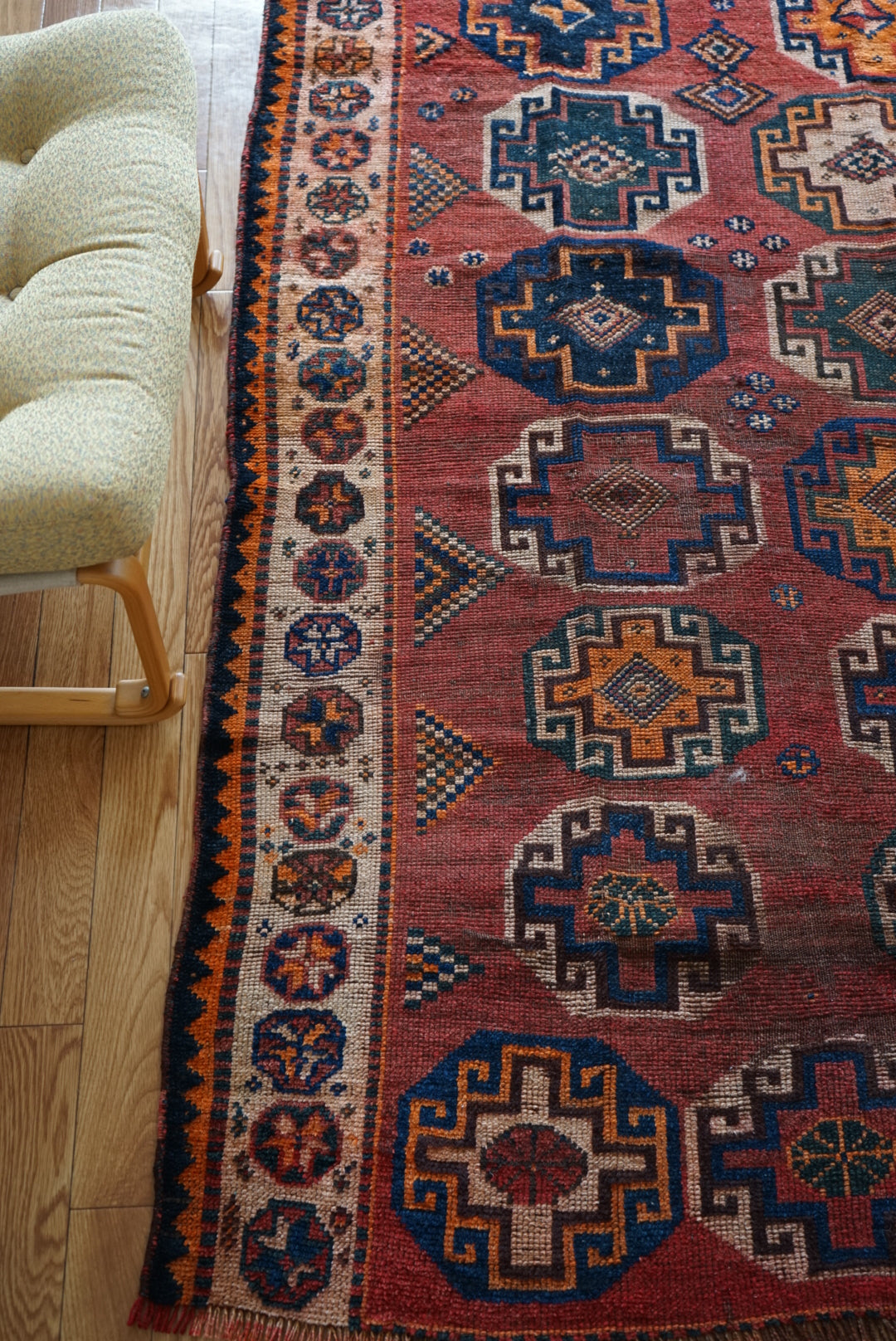 店頭販売 Iran Antique Qashqai Shiraz 1840年代 172 × 115 cm